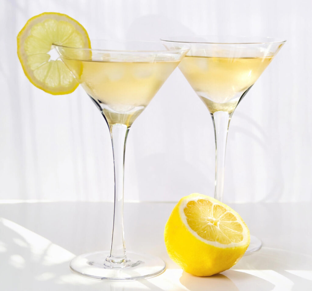 Limoncello Martini cocktail